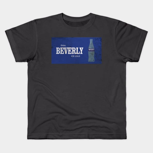 Beverly Retro Billboard Kids T-Shirt by Bt519